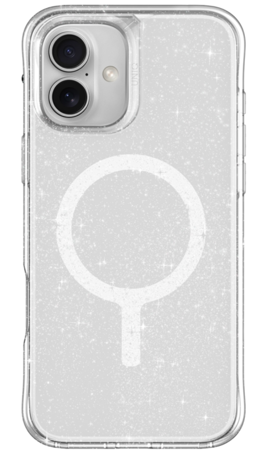Чехол Uniq Lifepro Xtreme Tinsel с MagSafe для iPhone 16, Прозрачный