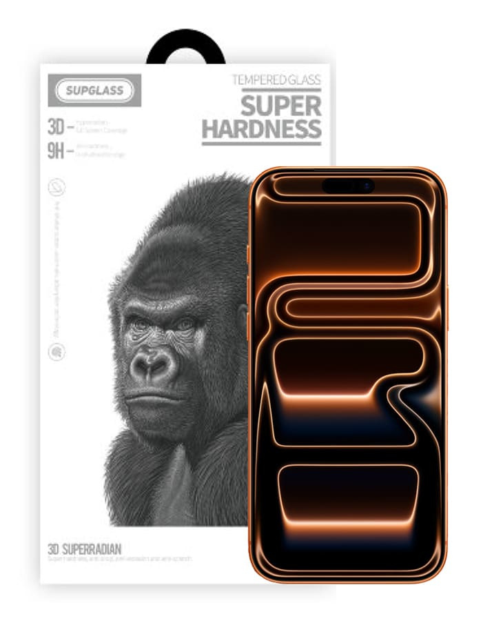 Защитное стекло SupGlass SG-11 для Apple iPhone 17 Pro Max 3D Super Radian Glass (6.9)