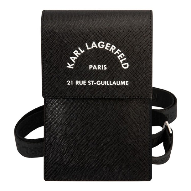Сумка для смартфонов Lagerfeld Wallet Phone Pouch Saffiano RSG logo, Черный