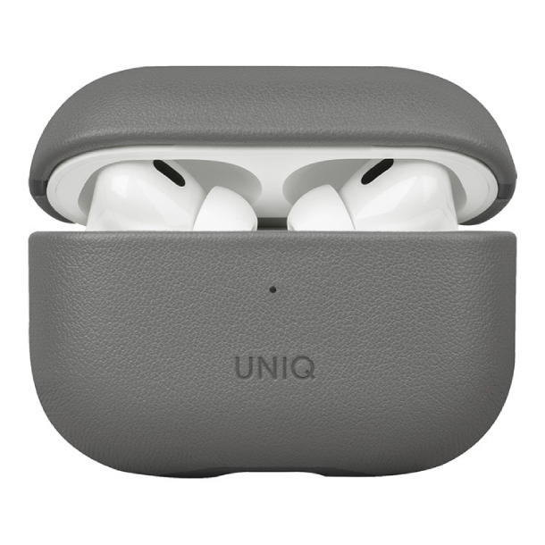 Чехол для Airpods Pro 2 Lyden DS Кожзаменитель с ремешком для рук Rhino, Серый/Черный