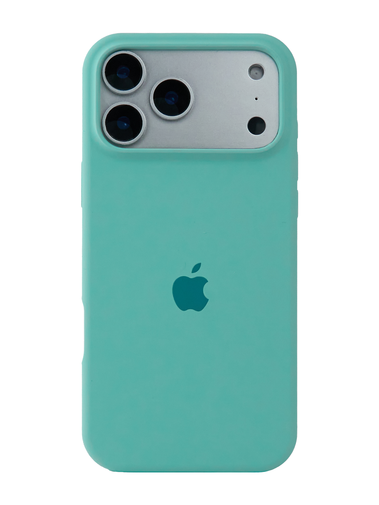 Чехол Silicone Case iPhone 17 Pro Max, Бирюзовый