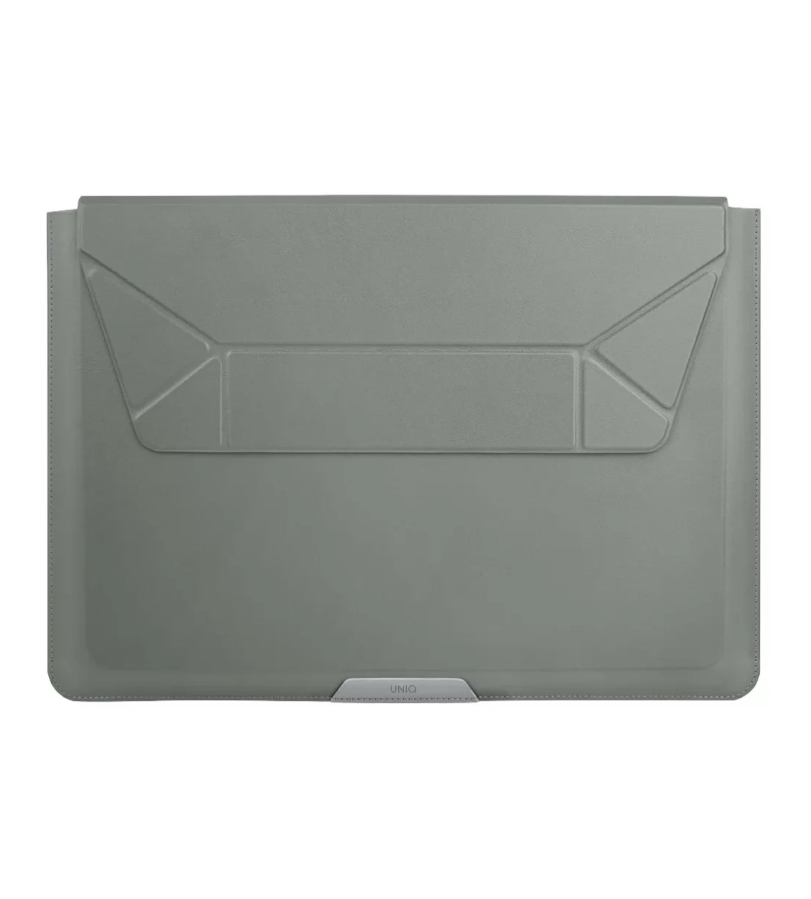 Сумка Uniq для MacBook 14" PU, Магнитная искусственная кожа Oslo, Серый