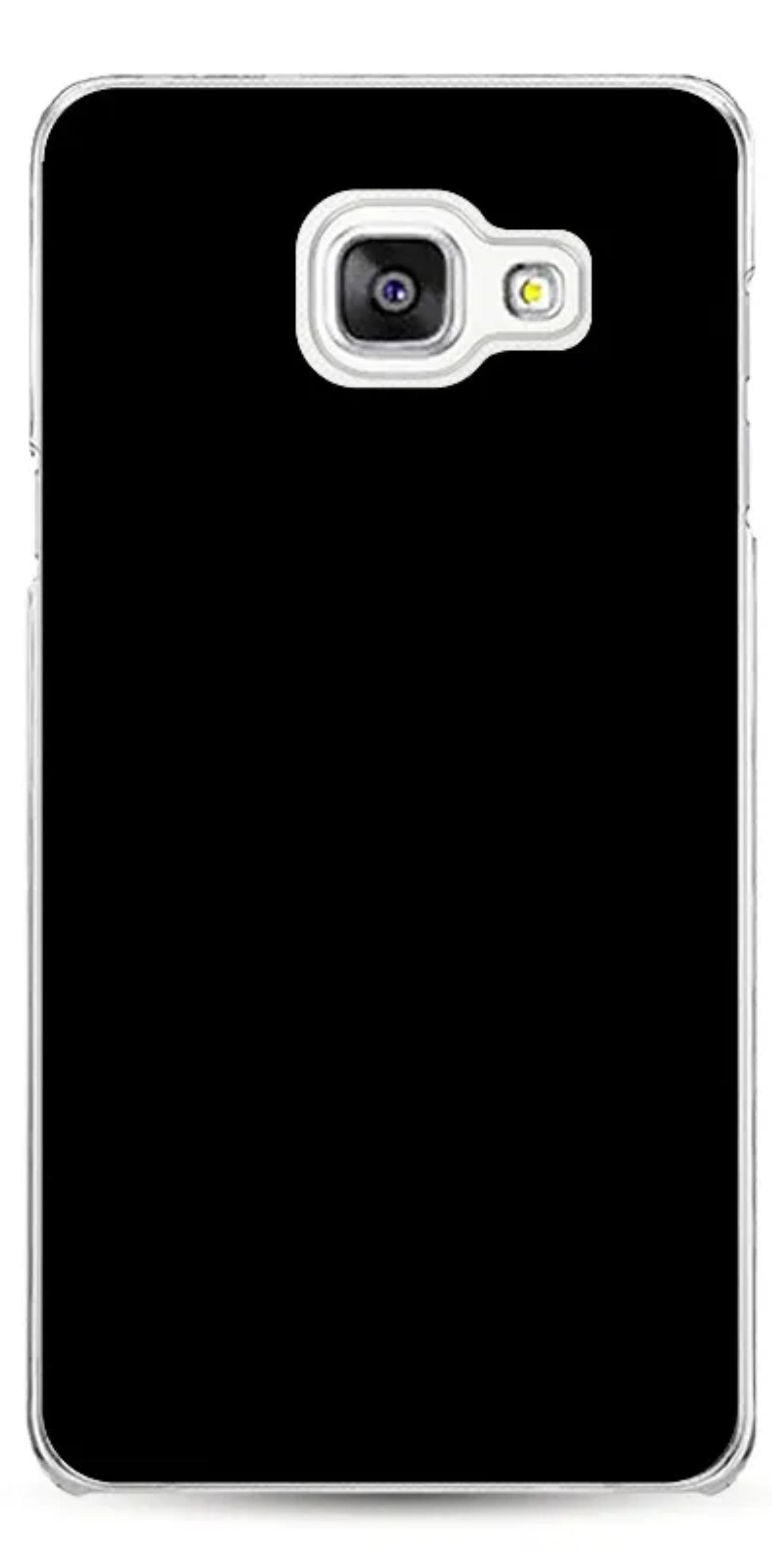 Чехол Силиконовый для Samsung A3 2016, Черный матовый