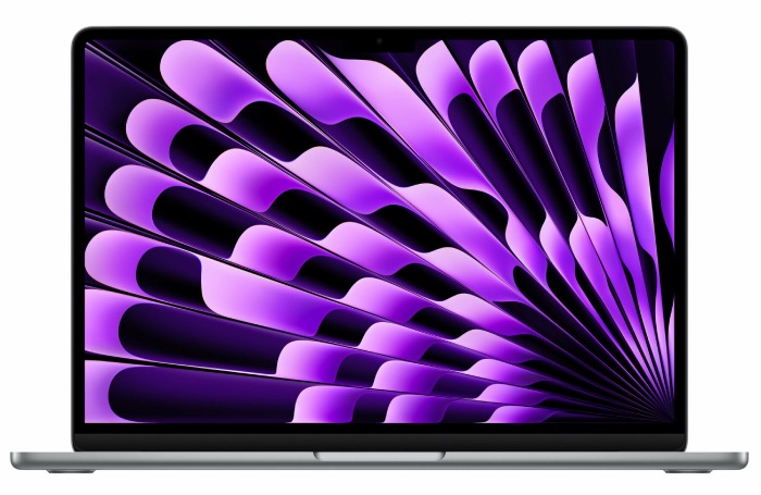 Apple MacBook Air 15", 2024, 8C CPU/10C GPU/M3/24Гб/512Гб SSD, Космический серый, MXD13