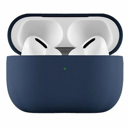 Чехол силиконовый для наушников AirPods Pro 3, Темно-синий