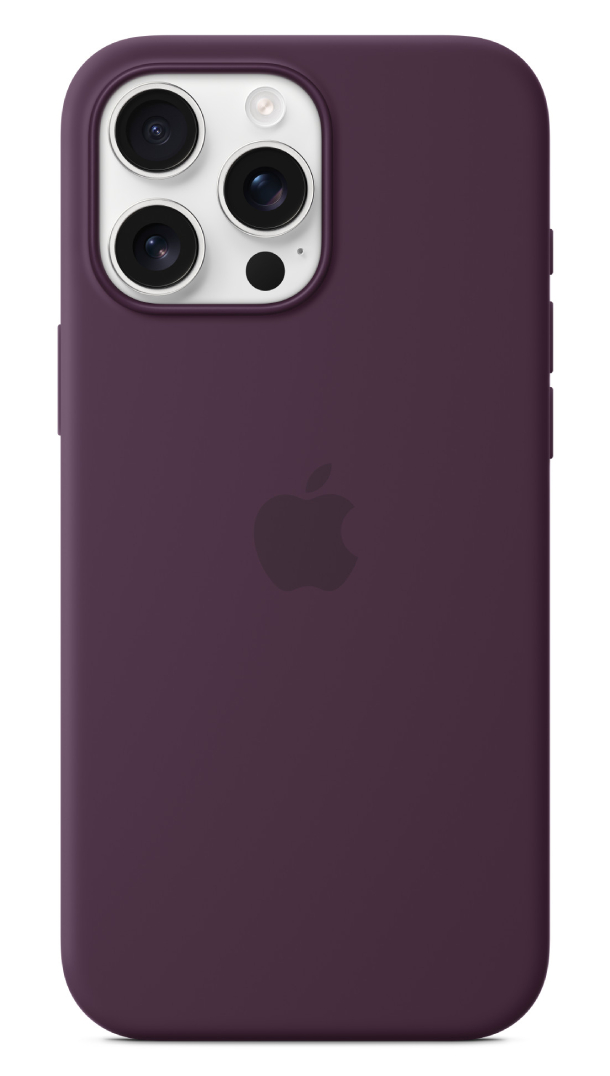 Чехол Apple Силикон MagSafe для iPhone 16 Pro Max, Слива (MYYW3)