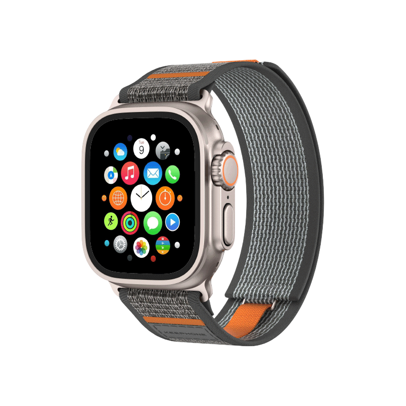 Ремешок Keephone Musse для Apple Watch, 44/45/46/49мм, Серый