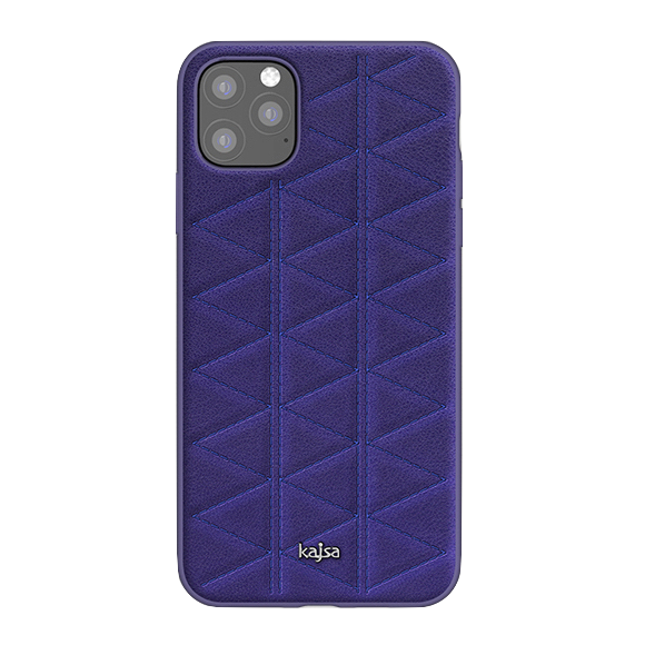 Чехол кожаный Коллекция Кайсы Дейл для iPhone 11 Pro, Синий