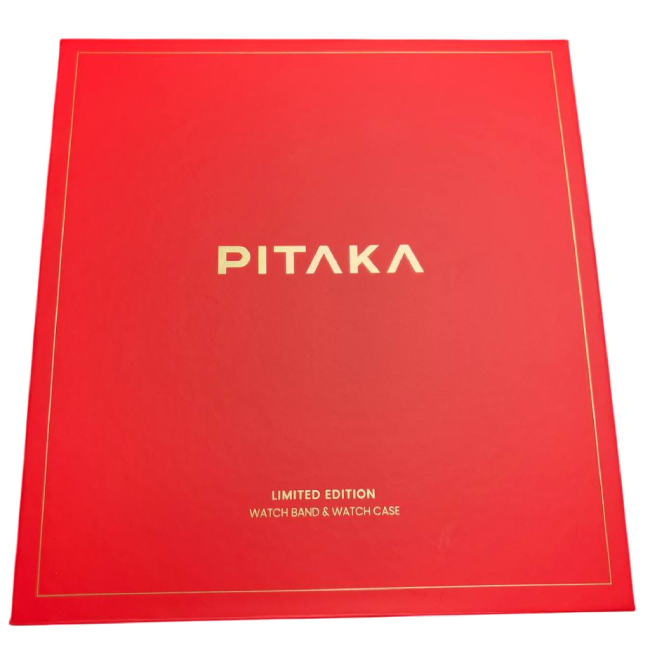 Браслет PITAKA Карбон Fiber серия Retro для Apple Watch (38/40/41/42/44/45/49мм) + Чехол Pitaka для Apple Watch Ultra 49мм