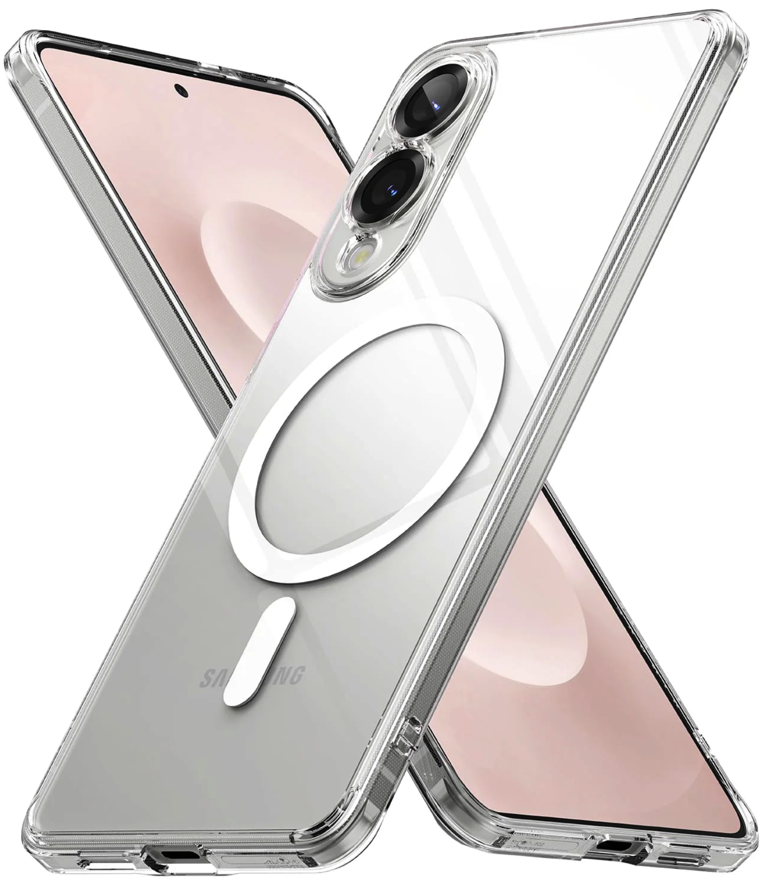 Чехол Keephone Hybrid Pro Samsung S25 Edge, Прозрачный