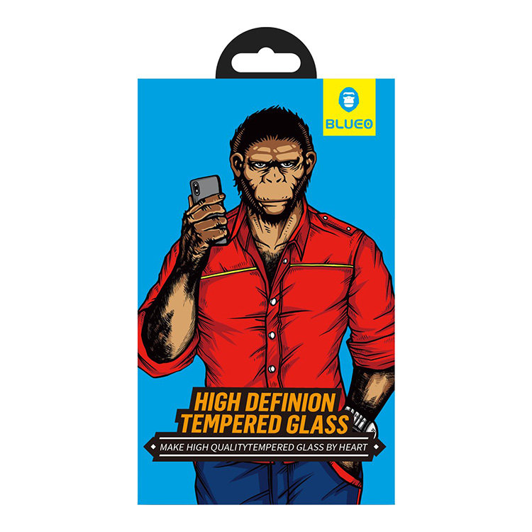 Защитное Стекло BLUEO 2.5D Silk full cover HD для iPhone 7/8, 0.26mm, Черный, 7 B2-IP7B