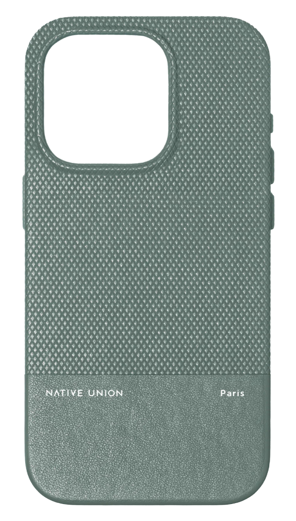 Чехол Native Union (Re) Classic для iPhone 15 Pro, Зеленый