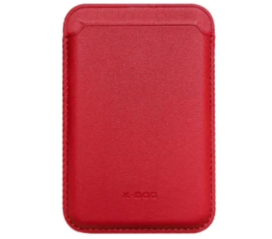 Чехол-бумажник K-DOO c MagSafe для iPhone, Красный