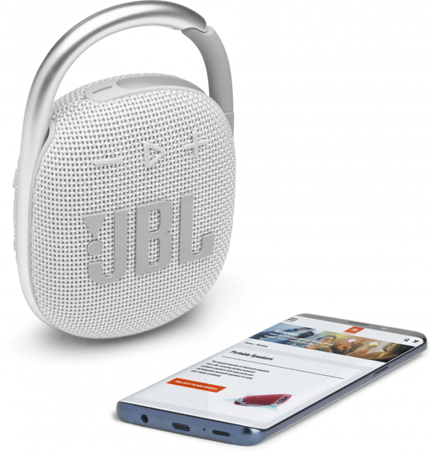 JBL Clip 4, Белый JBL Clip 4, Белый