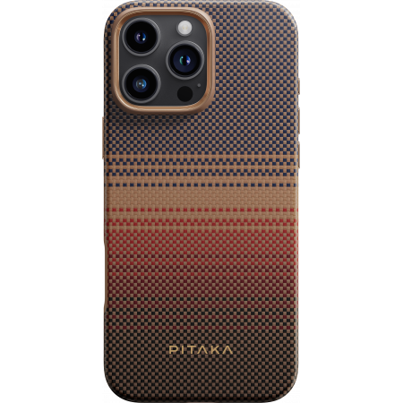 Противоударный чехол Pitaka Military-Grade Protective Case для iPhone 16 Pro Max, Закат