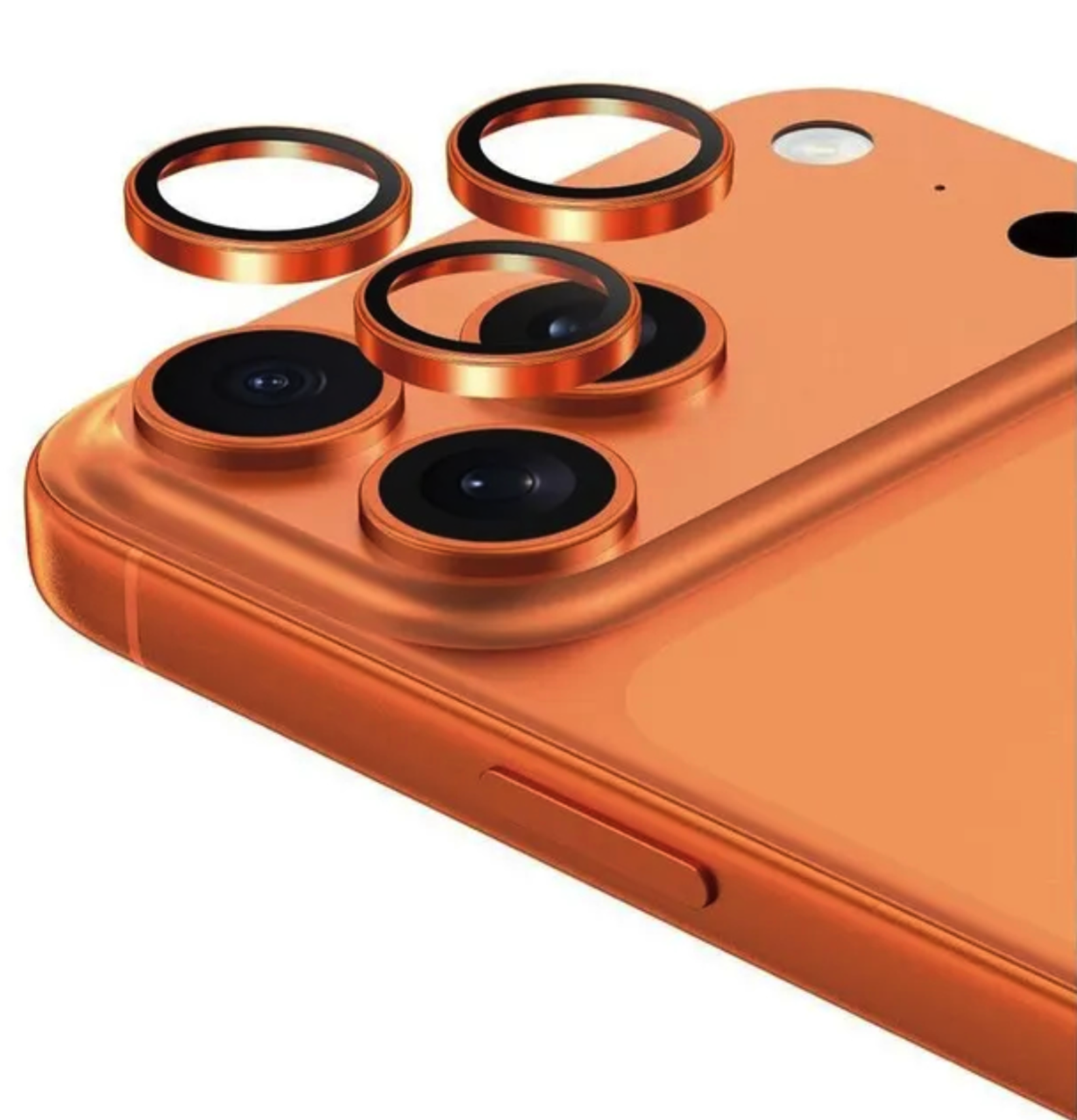 Защитные линзы Keephone SAPPHIRE PVD на камеру iPhone 17 Pro/17 Pro Max, Оранжевый