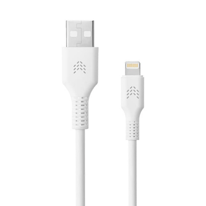 Rocket Flex USB-С - Lightning 1м, Белый