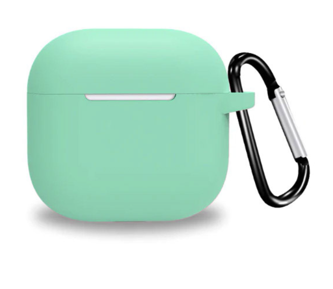 Чехол для наушников Airpods 4 силикон, бирюзовый