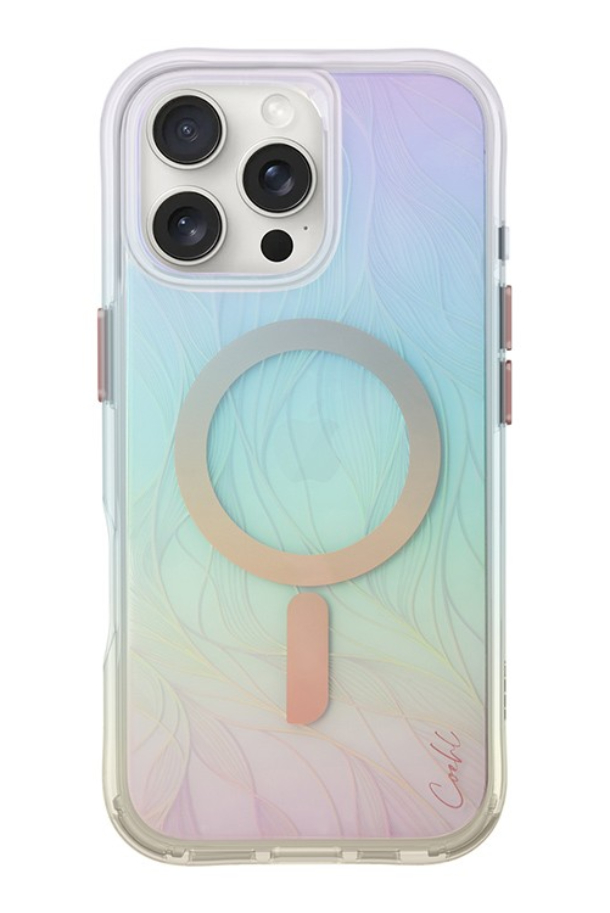 Чехол Uniq для iPhone 16 Pro Max, COEHL Willow MagSafe, Радужный