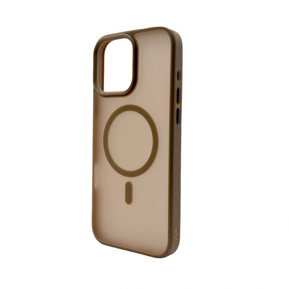 Чехол AceCase Soft Rim 16 Pro Max, Пустынный титан