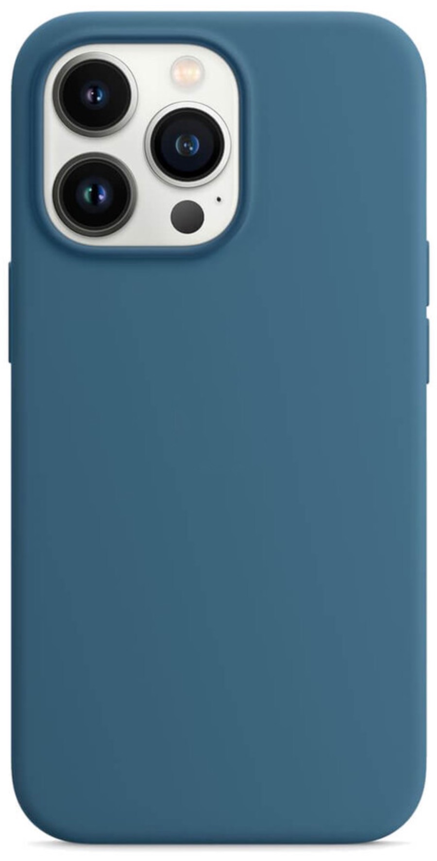 Оригинальный Силиконовый чехол для iPhone 13 Pro, Синий