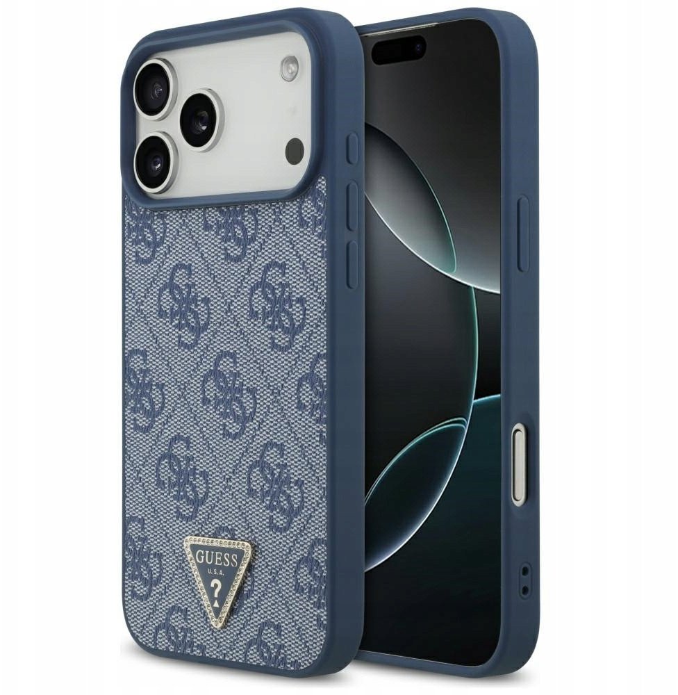 Чехол Guess iPhone 17 Pro Max, MagSafe, Синий