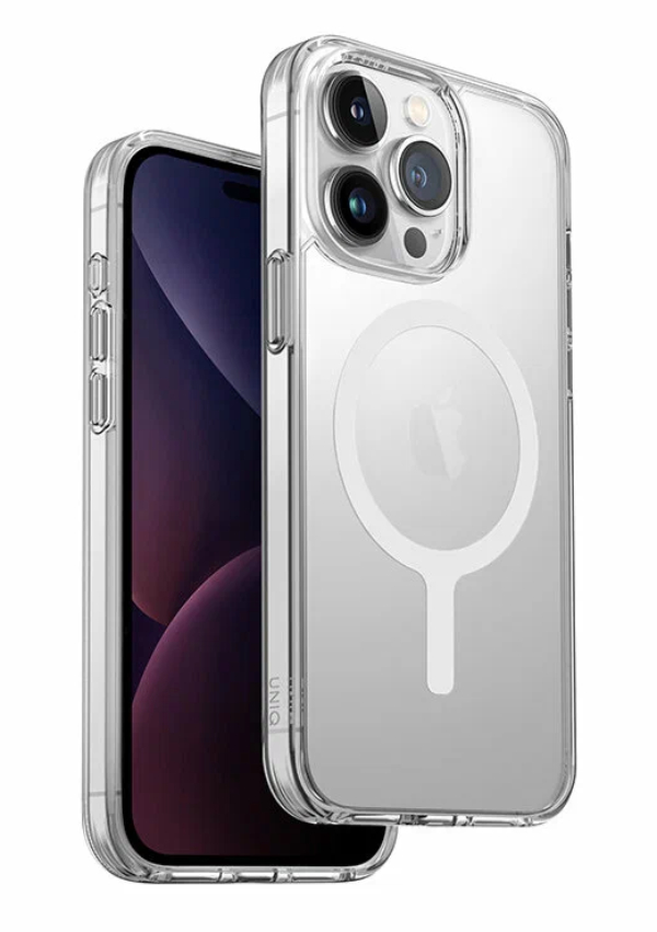 Чехол Uniq для iPhone 15 Pro, Lifepro Xtreme AF Frost MagSafe, Прозрачный