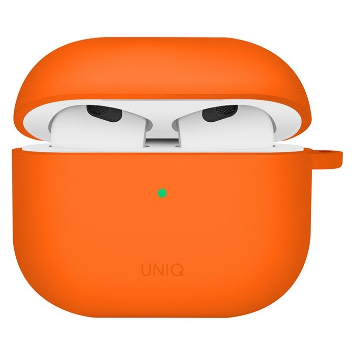 Чехол Uniq Nexo Active Hybrid Silicon для airpods 4, Оранжевый