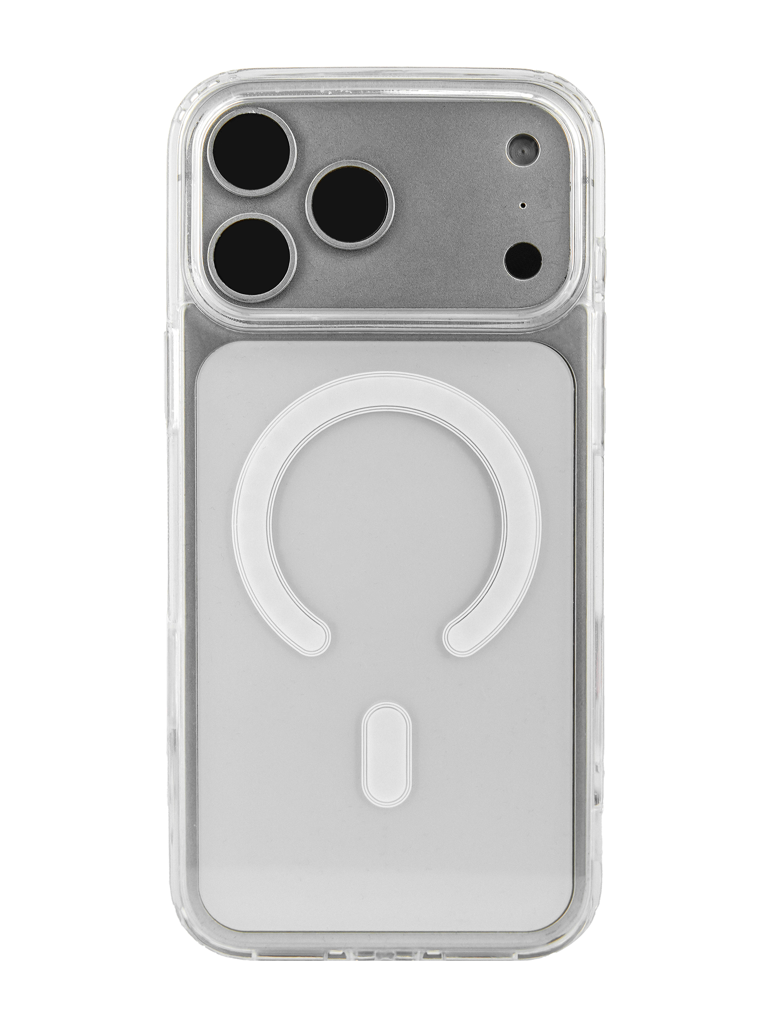 Чехол Clear Case MagSafe iPhone 17 Pro Max, Прозрачный