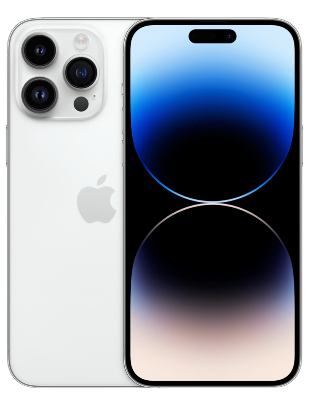 iPhone 14 Pro 256Гб, 2 sim / 77%, Серебристый - Б/У . . +