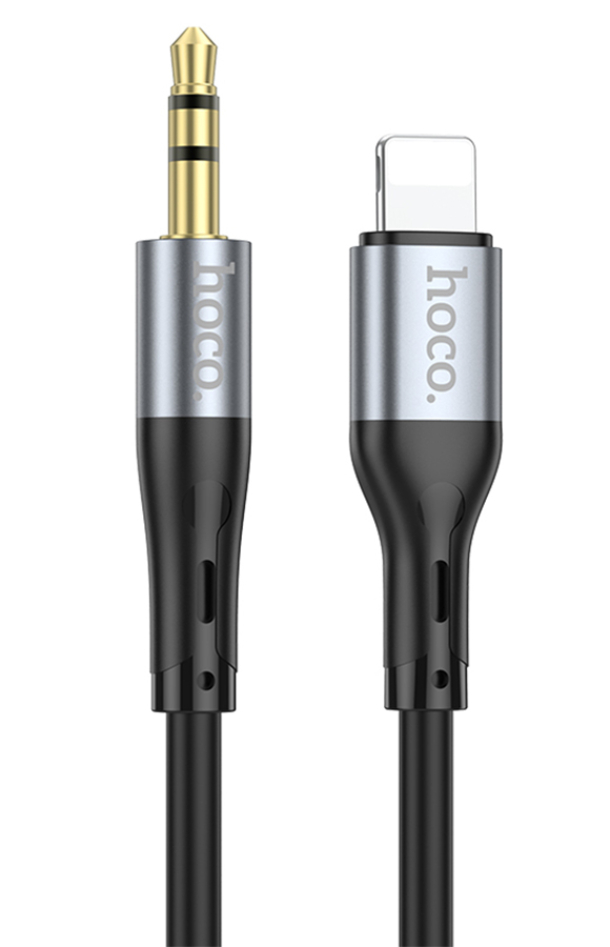 Hoco UPA22 3.5mm to Lightning 1м, Черный