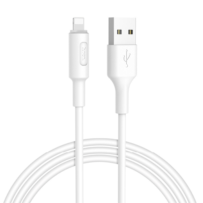 HOCO X25 Soarer Charging Data Cable for Lightning, Белый