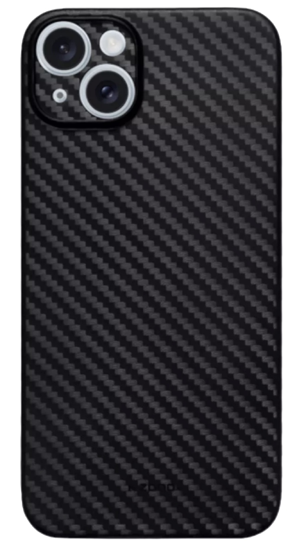Чехол KZDOO Air Carbon для iPhone 15 черный