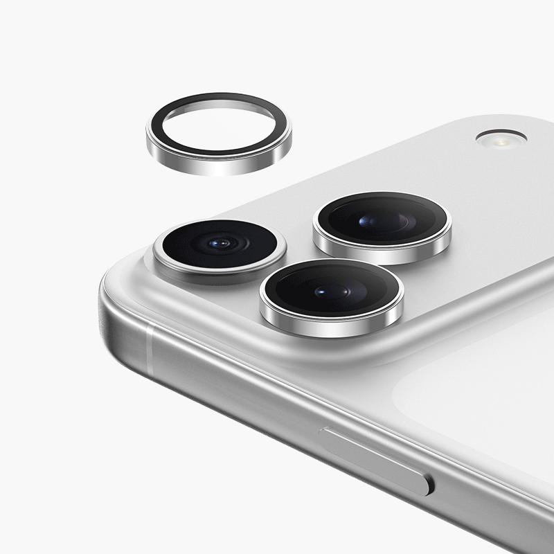 Защитные линзы Keephone SAPPHIRE PVD на камеру iPhone 17 Pro/17 Pro Max, Белый