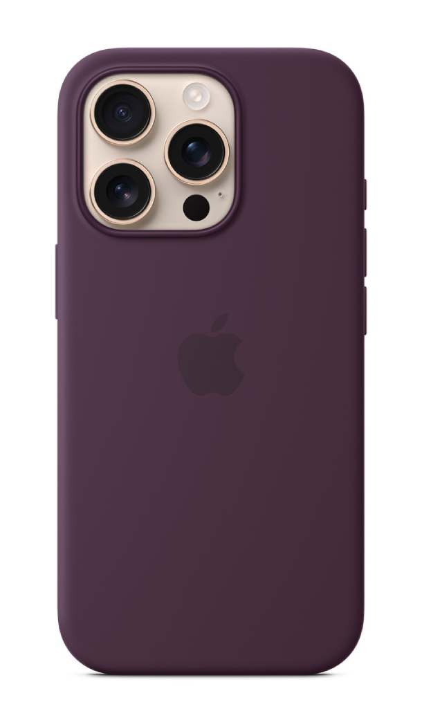 Чехол Оригинальный Силикон MagSafe для iPhone 16 Pro, Слива