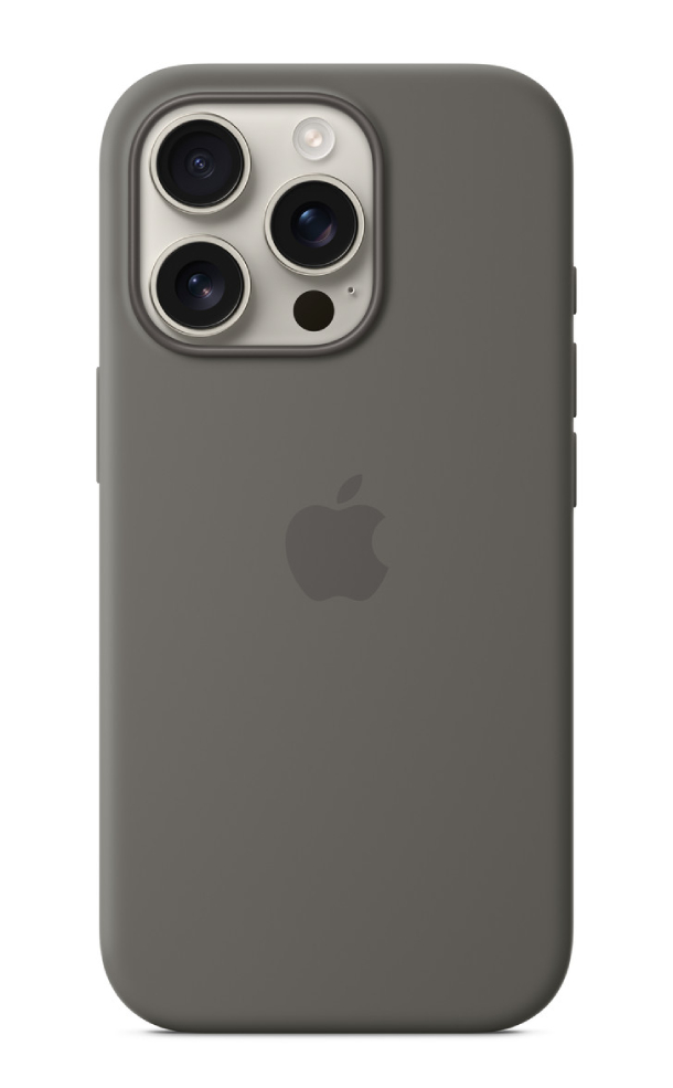 Чехол Оригинальный Силикон MagSafe для iPhone 16 Pro Max, Серый камень