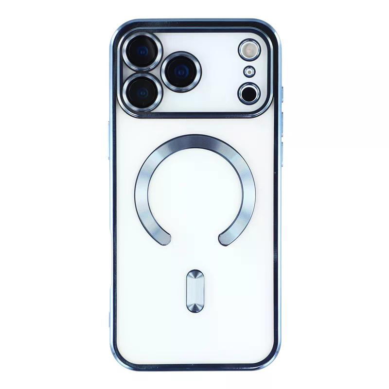 Чехол Keephone X-Crystal MagSafe Case iPhone 17 Pro Max, Синий
