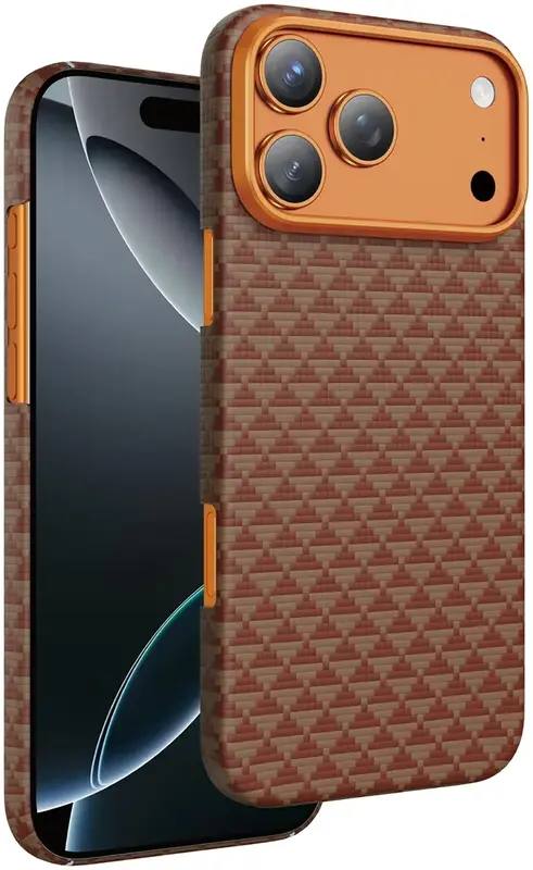 Чехол KeePhone Kevilar Paris для iPhone 17 Pro Max, Оранжевый