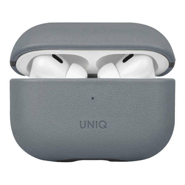 Чехол Uniq Lyden DS Кожзаменитель c ремешком Washed для AirPods Pro 2, Синий/Черный