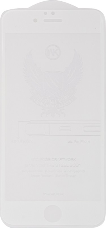 Защитное стекло Edge Tempered Glass для iPhone 6/6S, Розовая рамка, Прозрачное