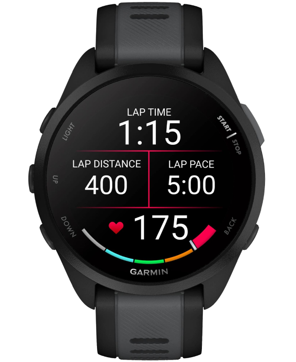 Garmin ForeRunner 165, Черно-серые