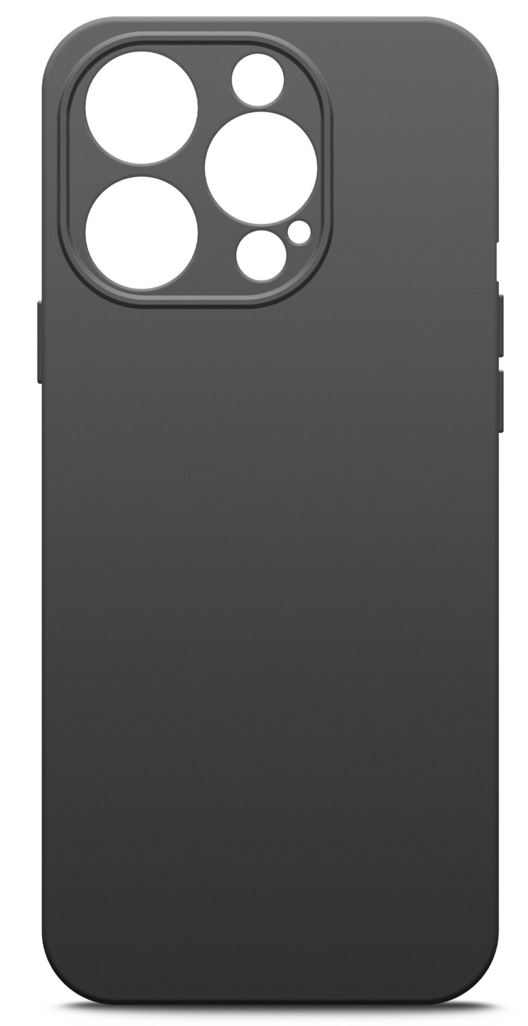 Чехол Силиконовый Monarch PS01 для iPhone 15 Pro, Черный