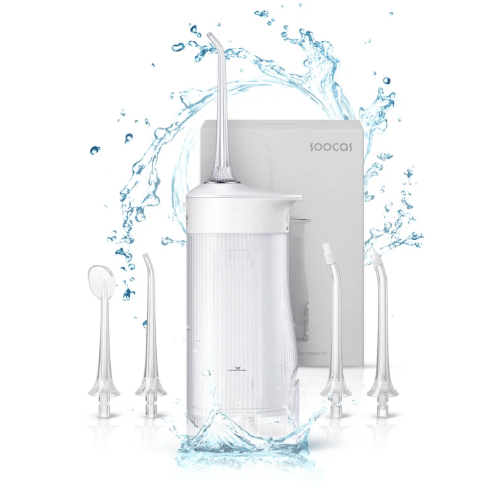 Ирригатор Soocas W1 (4 насадки в комплекте) с функцией чистки запаха изо рта White EU в Краснодаре