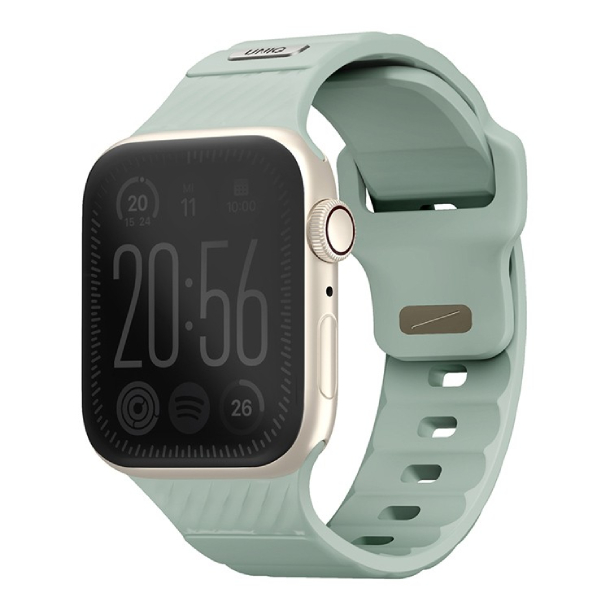 Ремешок Uniq для Apple Watch 41/40/38мм STRIDE FKM Rubber Iceplant, Зеленый
