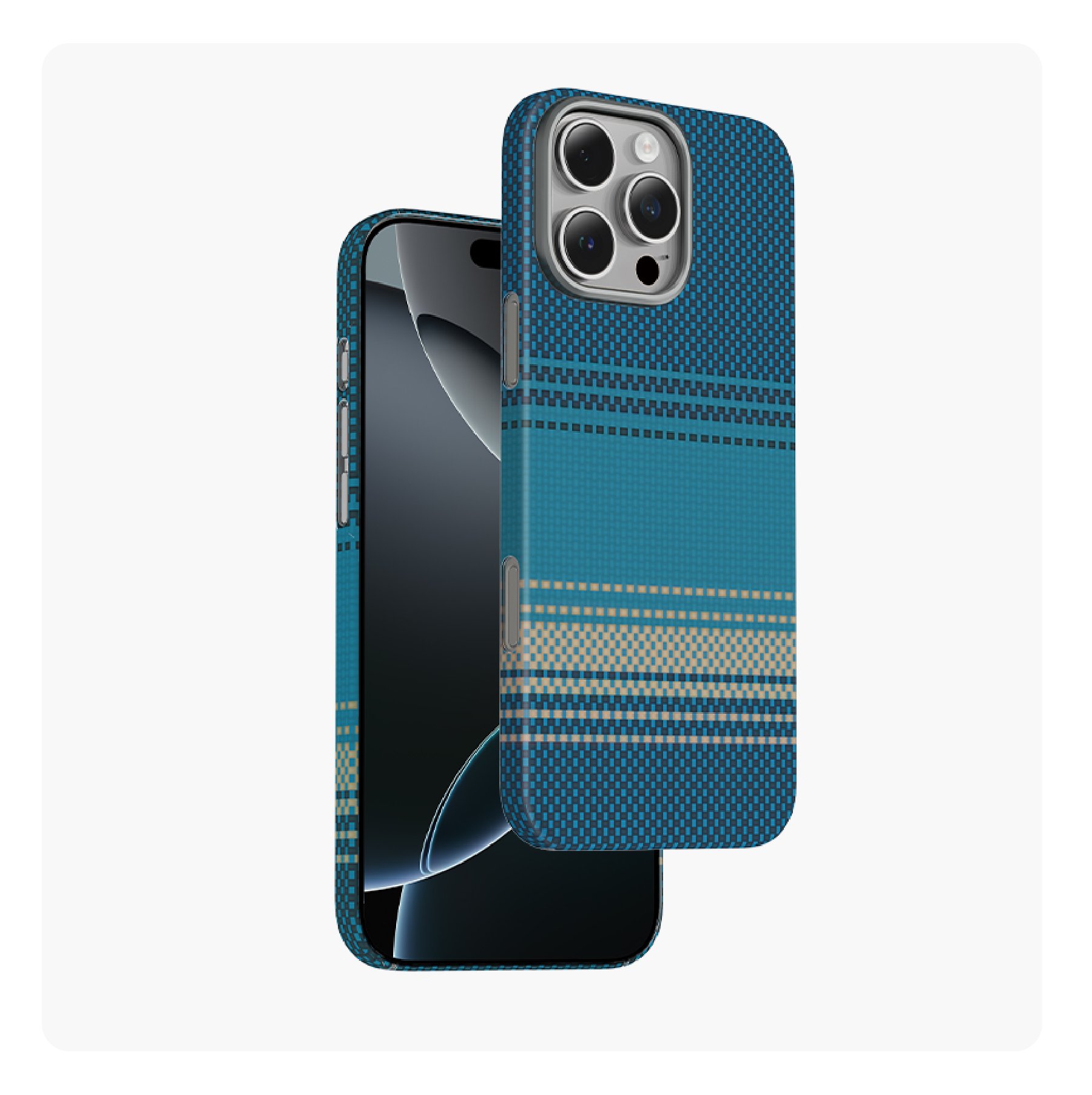 Чехол Keephone Kevilar для iPhone 16 Pro Max, Синий