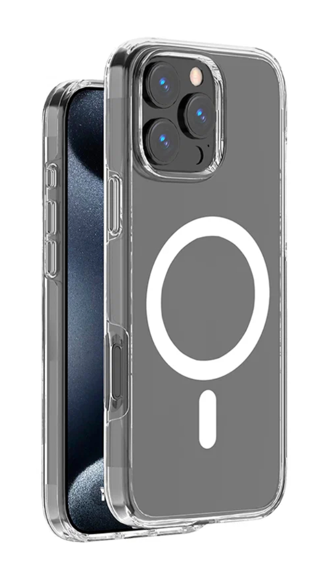 Чехол Deppa Gel Origin Magsafe для iPhone 16 Pro, Прозрачный