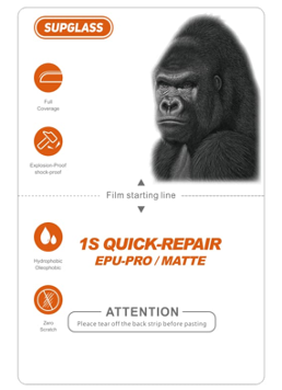 Защитная пленка TPU SupGlass, Антишпион на 180 микрон
