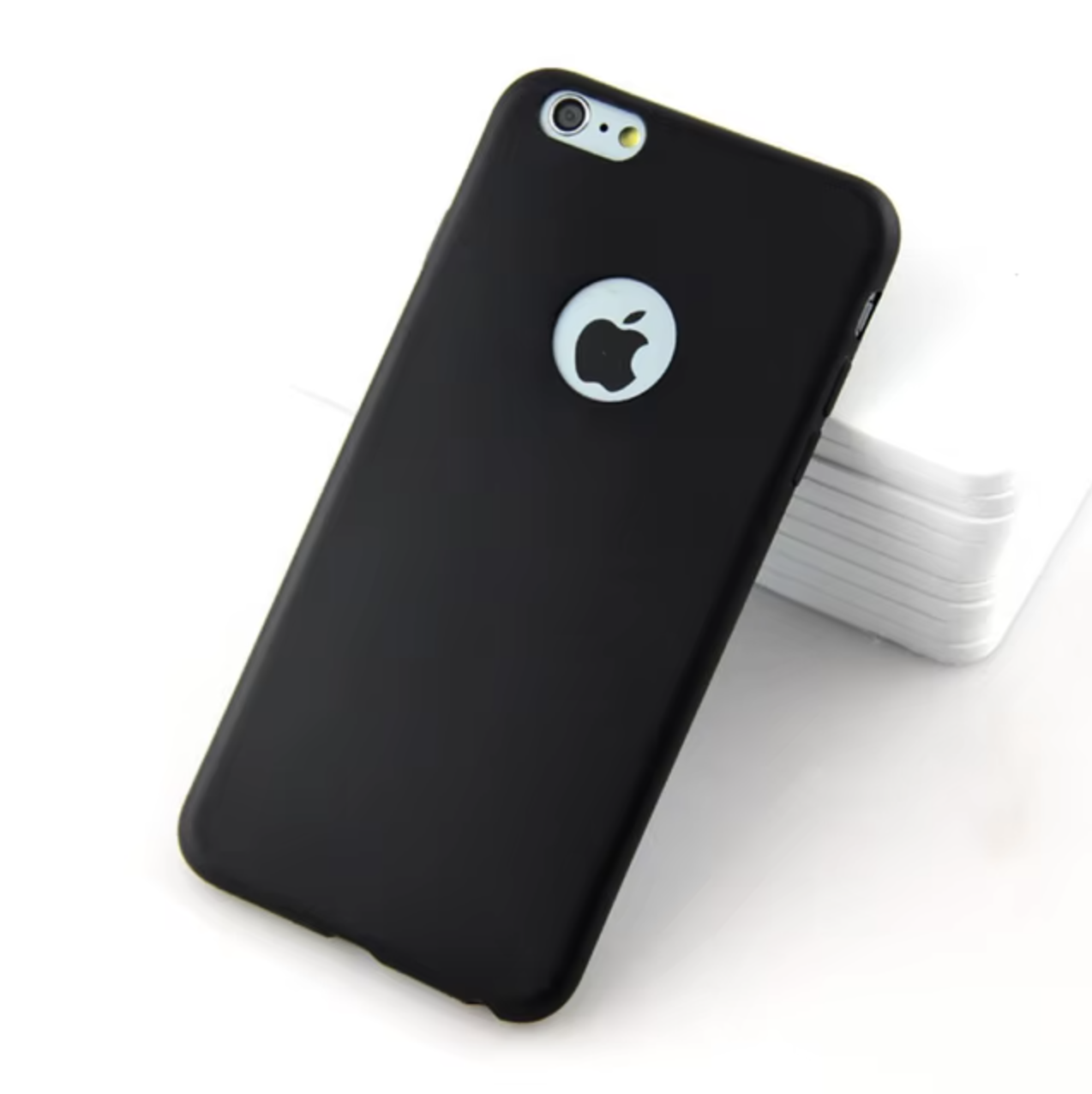 Чехол-накладка полиуретановая для iPhone 6/6S, Отверстие под логотип
