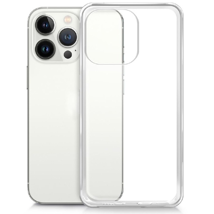 Чехол Силикон Borasco для Apple iPhone 13, Прозрачный