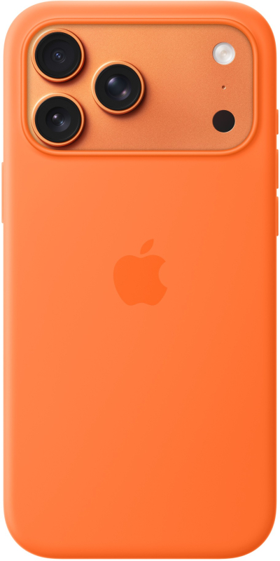 Чехол Mutural Pure series iPhone 17 Pro Max, Silicone case, Magsafe, Оранжевый